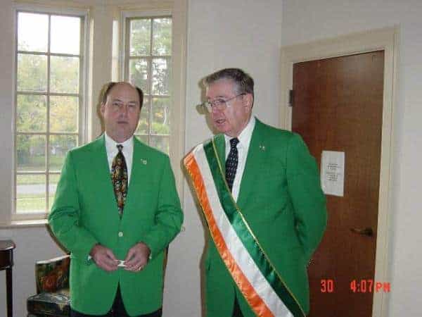 Jim Fitzgerald (l) and Paul McFadden