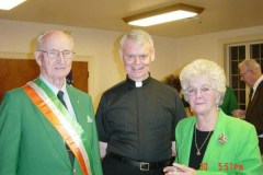 Jim Cremins, Fr. Zahn, and Glada McKinaw