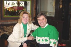 Steve and Helen McGann at Rosie Connells