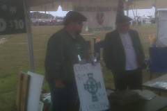 Pat Knightly and Mike Muldowney manning AOH Table
