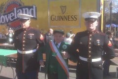 JP and his wingmen, under the Guinness "Banner"