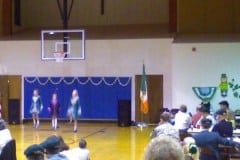 Irish dancers performing at Irish Night 2009 at St. Mary's
