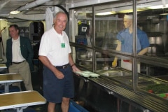 Jack Cassells looking for a free meal.