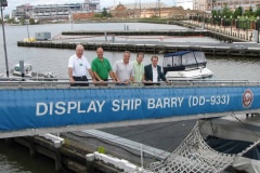 All aboard - Jack Cassells, Brian Hegarty, Mitch Irvine, Matt Costello, and Bill Murphy