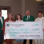 Tim McDonnell, Winner: Betty, Dan Caffrey, Fr. Michael Renninger