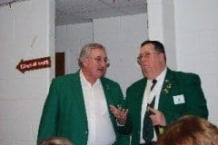 Brian Kiernan (l) and State President Rich Aleski
