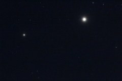 Saturn and Jupiter